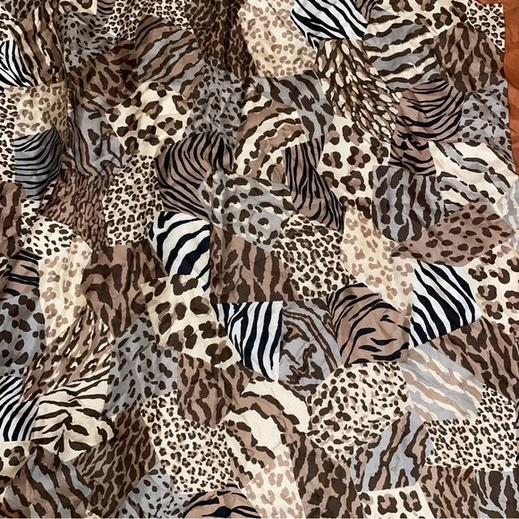 BILLBLASS animal print silk scarf - Picture 3 of 4